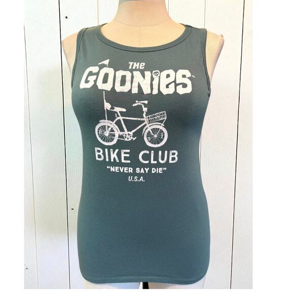 Torrid 1 (1X 14/16) The Goonies Movie Skull Bike Club 80s Retro Tank Top Punk - Picture 1 of 3